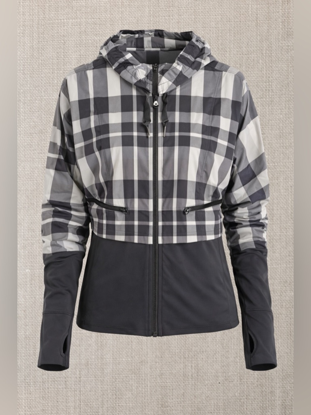 Lululemon *Rare* Vintage Seek The Peak Running Plaid Zipup Jacket